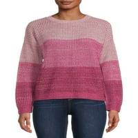 Ženski lagani ombre prugasti pulover za žene