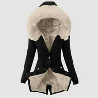 Planinarski prsluk Ženski prsluci lagani ženski zimski kaputi plus size S reverom jakna dugih rukava Vintage izolirani