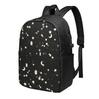 Putni ruksak za prijenosno računalo, ispis noćnih zvijezda i Mjeseca, torba za kampiranje na otvorenom, školska