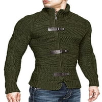 Grianlook muški skakač vrhovi pulover dugih rukava s jednim bregavim džemperom ugodni pleteni džemperi pletena
