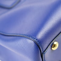 Autentična Rabljena torba od kože od 21 inča u plavoj boji sa zlatnim hardverom od 2 inča