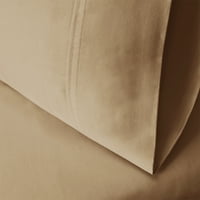 Dojmovi suvremeni broj niti u smeđoj i bež boji, egipatske pamučne jastučnice, standard