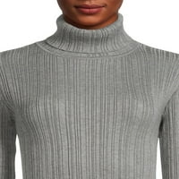 Ženski džemper od dolčevite s visokim vratom