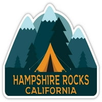 Hampshire stijena kalifornijski suvenir vinil naljepnica naljepnica za kampiranje