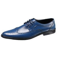 Ritualay muški brogues krilovici Oxfords poslovne haljine cipele lagane čipke up kožne cipele muškarci formalno