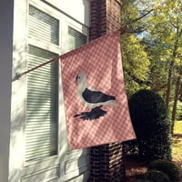 Blago Karolina 97946 amajlija saksonska Vila lastavica golubica ružičasta Karirana Zastava platno veličina kuće