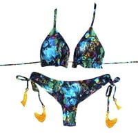 Ženski kupaći kostim Bandeau zavoj Bikini Push-up Brazilski kupaći kostimi Odjeća Za plažu kupaći kostim