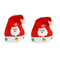 Folzeri odrasli zeleni i crveni Božićni šešir šešir Djeda Mraza
