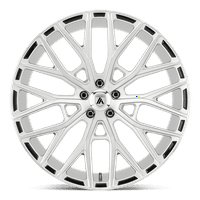 Asanti Black Leo 22X10. 35-inčni Brušeni srebrni kotač