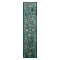 Tradicionalni otrcani tepih, svijetloplava Bež, 5'1 7'6