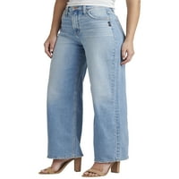 Silver Jeans Co. Ženske vrlo poželjne traperice s visokim porastom, veličine struka 24-36
