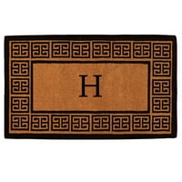 Vanjski tepih s grčkim monogramom, vrlo debeo, 2' 3'