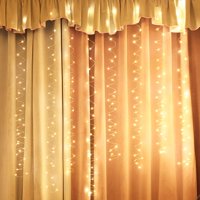 Dofanfy zidni ukrasi 300 200 100LED USB LED zavjesa Svjetlo sa DIY perjem daljinski upravljač svadbena zabava
