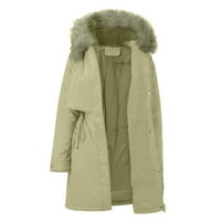 Definitivno plus veličine za žene, ženski zimski kaput Plus veličine za svaki dan, ovratnik s reverom, jakna s