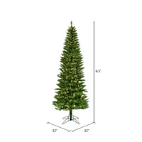 Umjetno božićno drvce s olovkom od borova Cresvell 9,5 ' 32 toplo bijelo LED svjetlo mbrp