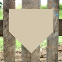 24-inčna kućna ploča za Bejzbol s nedovršenim izrezom, drveni oblik, može se obojiti, sastaviti križem