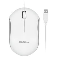 Žičani računalni miš s gumbom, kotačićem za pomicanje, kabelom dužine stopala kompatibilnim s prijenosnim računalima,