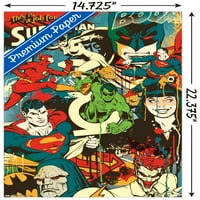 Stripovi-Justice League-izgleda kao plakat na zidu s radom, 14.725 22.375