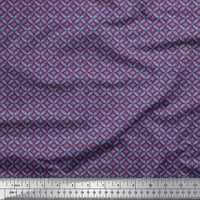 Pamučna poplin tkanina u geometrijskom dekoru, tiskana tkanina širine dvorišta