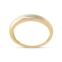 Muški zaručnički prsten od žutog zlata od 14 karata