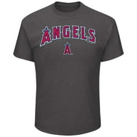 Muški veličanstveni ugljen Los Angeles Angels više pometanje serije majice