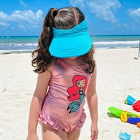 Modni ljetni šešir, Dječji suncobran, Dječji Sunčani šešir s UV zaštitom, prazna kapa za dječake i djevojčice