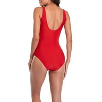 Ženski kupaći kostim za žene, seksi kupaći kostim, modni jednobojni Bikini kombinezon, Bikini Setovi za žene