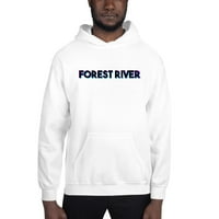 2xl Tri Color Forest River Hoodie Pulover Twicirt pomoću nedefiniranih darova