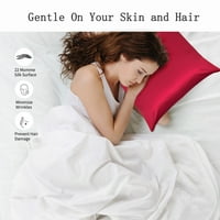 Jedinstvene ponude Momme svilene jastuke za kožu kože kože crvenog standarda