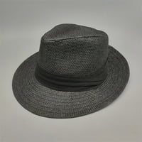 Šešir za sunčanje u paketima Uniseks muški i ženski Panama slamnati šeširi širokog oboda jazz slamnati šešir šešir