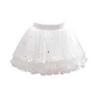 Fesfesfes Toddler Girls Puffy Sukrt Slatka plesna kostim Spajanje SPOLIČKE BOJE SUKIJE SUKIJE SUCKING PISENE TULLE