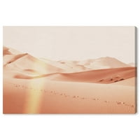 Wynwood Studio priroda i pejzažni zid umjetno platno ispisuje pustinjski pejzaži 'Moderna pustinjska breskva'