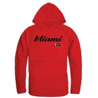 Miami University Redhawks Script Hoodie Twie majica crvena X-Large