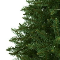 Gotovo prirodno 7.5 'Green FIR umjetno božićno drvce Prelit Clear LED svjetla