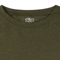 Athletic Works Boys Jersey pletena majica s dugim rukavima, 2-pak, veličine 4- & Husky