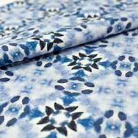 Tkanine - tisak pamuka, zanatsko prešivanje, 44 dvorišta, Kina plavi batiks, precut tkanina