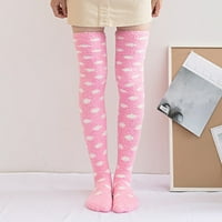 Termo čarape za žene koraljne čarape prugaste čarape šarene lagane čarape Ležerne čarape zimske čarape mekane