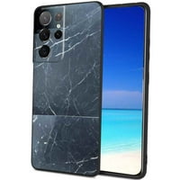 Tamno-marble-kamen-kamen, futrola, deginirana za Samsung Galaxy S Ultra Case Muškarci, Fleksibilni silikonski