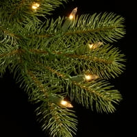 Tvrtka about prethodno je zapalila umjetno tanko božićno drvce about, zeleno, Douglasova smreka, dvobojna LED