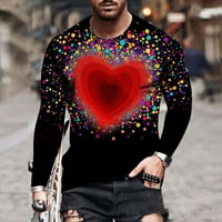 3-inčni digitalni tiskani pulover za Valentinovo, fitness pulover, sportske kratke hlače, majica s rukavima, Bluza