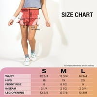 Ženske kratke hlače za aktivnosti na otvorenom - elastični široki pojas u prugastim bojama, Ležerne hlače za trčanje