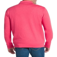 Pogon muški džep s dugim rukavima četvrt džemper za vrat
