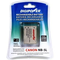 Digipower litij ion baterija digitalne kamere, 850mAh