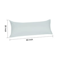 Jedinstvene ponude za jastuke jastučne jastuke s zipperenim jastukom za tijelo jastuka srebrno siva 20 60