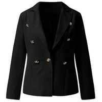 Jesenske jakne žene labav gornji dugi rukavi casual jakna dame uredski nošenje kaputa bluza klasične jakne kapute