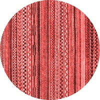 Ahgly Company Unutarnji okrugli sažetak crvene prostirke, 4 'krug