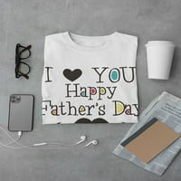 Volim te majica sretnih očeva dana muškaraca -imeage by thrutstock, muški xx-veliki