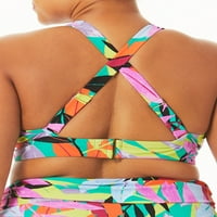 Ženski gornji dio bikinija s printom u donjem dijelu leđa