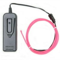 Savršeni odmor 6 'Neon String Light - nosive, više svjetlosne opcije, ružičasta