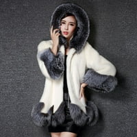 Ženska jakna dugih rukava Vanjska odjeća zimski kaput Plus size otvoreni rever sprijeda jednobojni jesenski modni